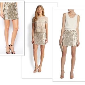 NEEDLE & THREAD | Embellished Geo Sundown Mini Skirt | 2